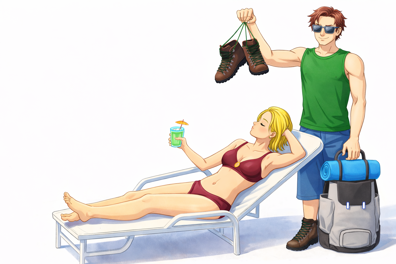 jeune couple dynamique (ou pas)