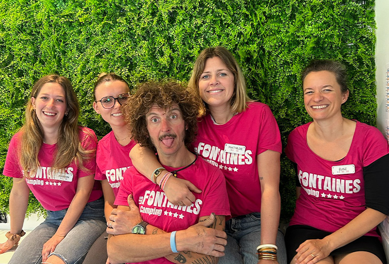 equipe camping les fontaines