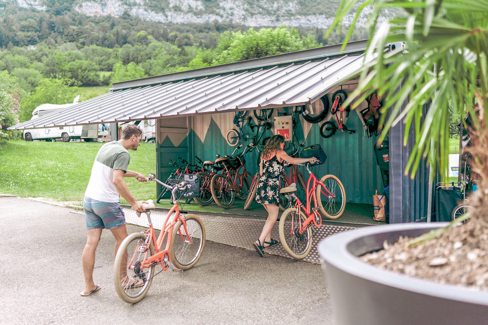 fiets verhuur camping lo velajo